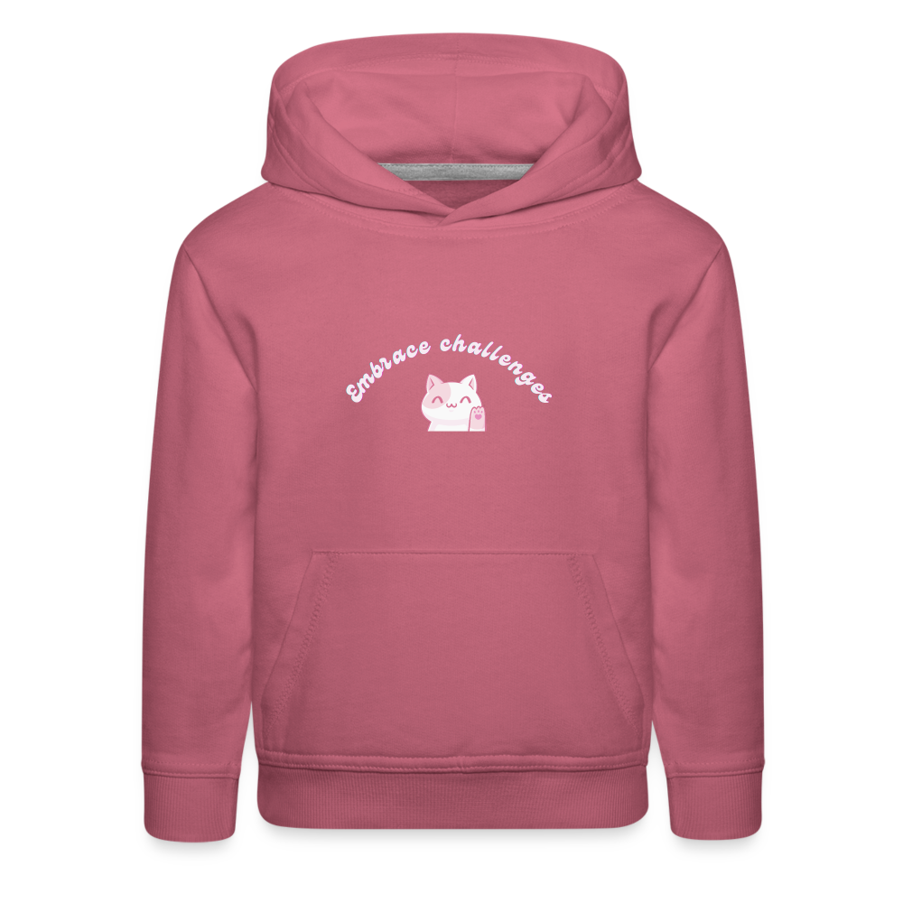Embrace Challenges - Kids‘ Premium Hoodie - Image 2