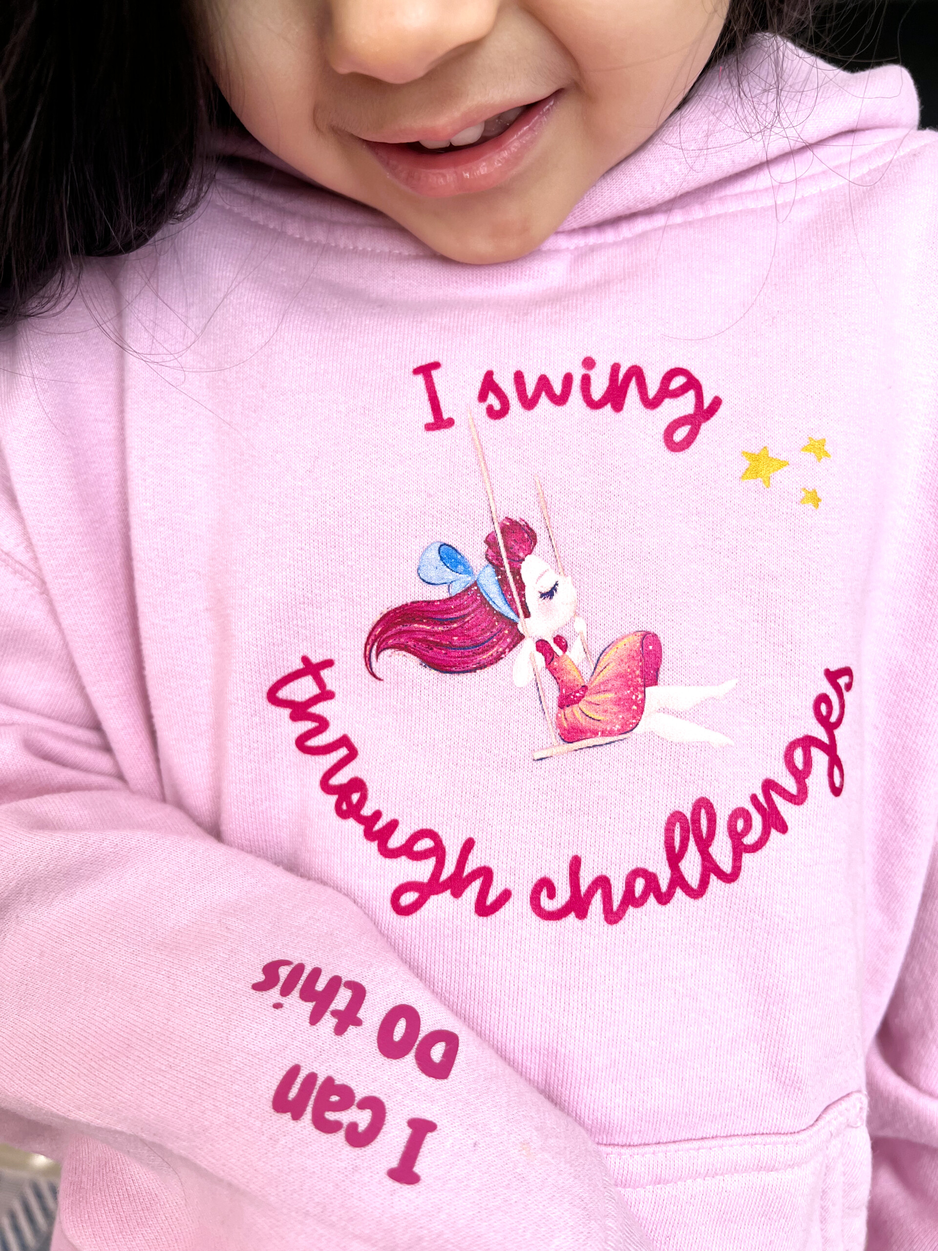 Girl hoodie positive affirmation