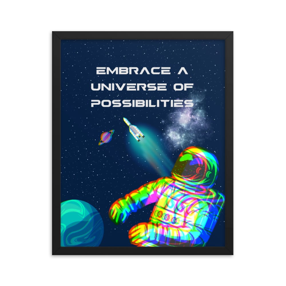 Embrace Possibilities - Framed poster - Image 5