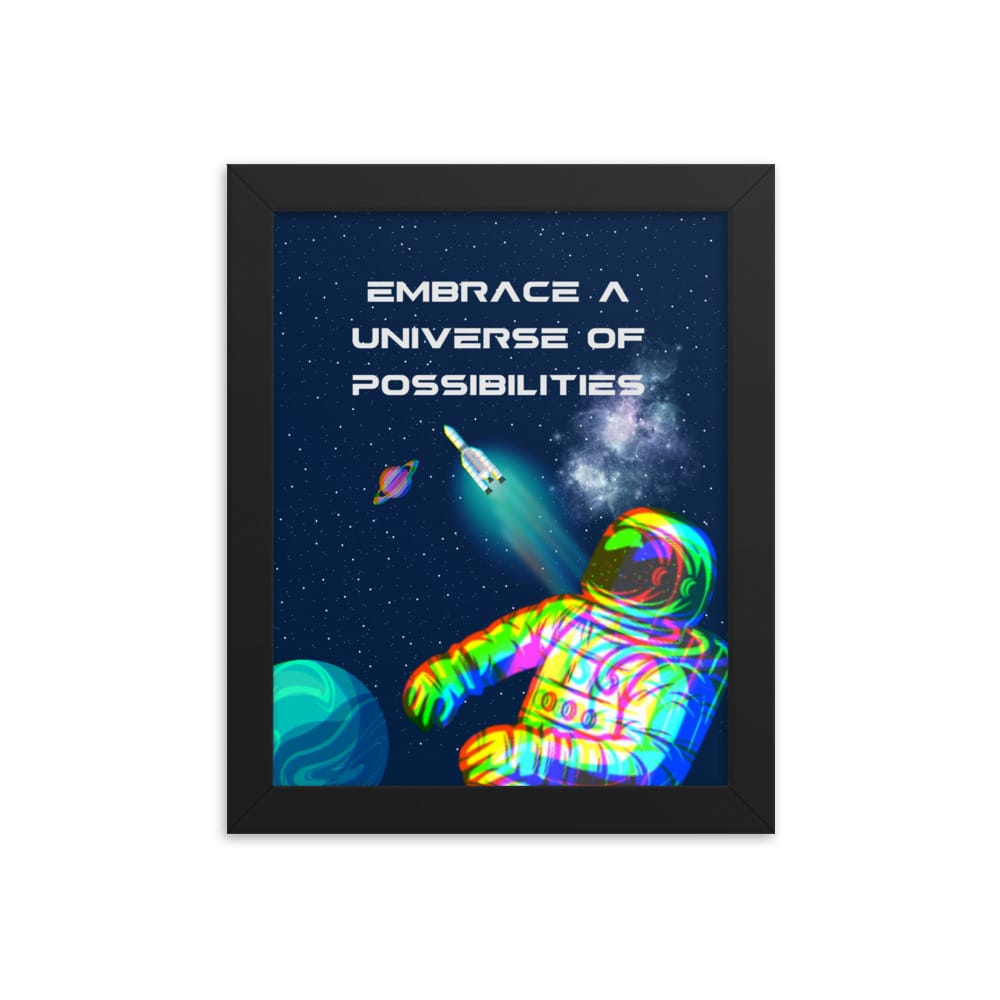 Embrace Possibilities - Framed poster - Image 2