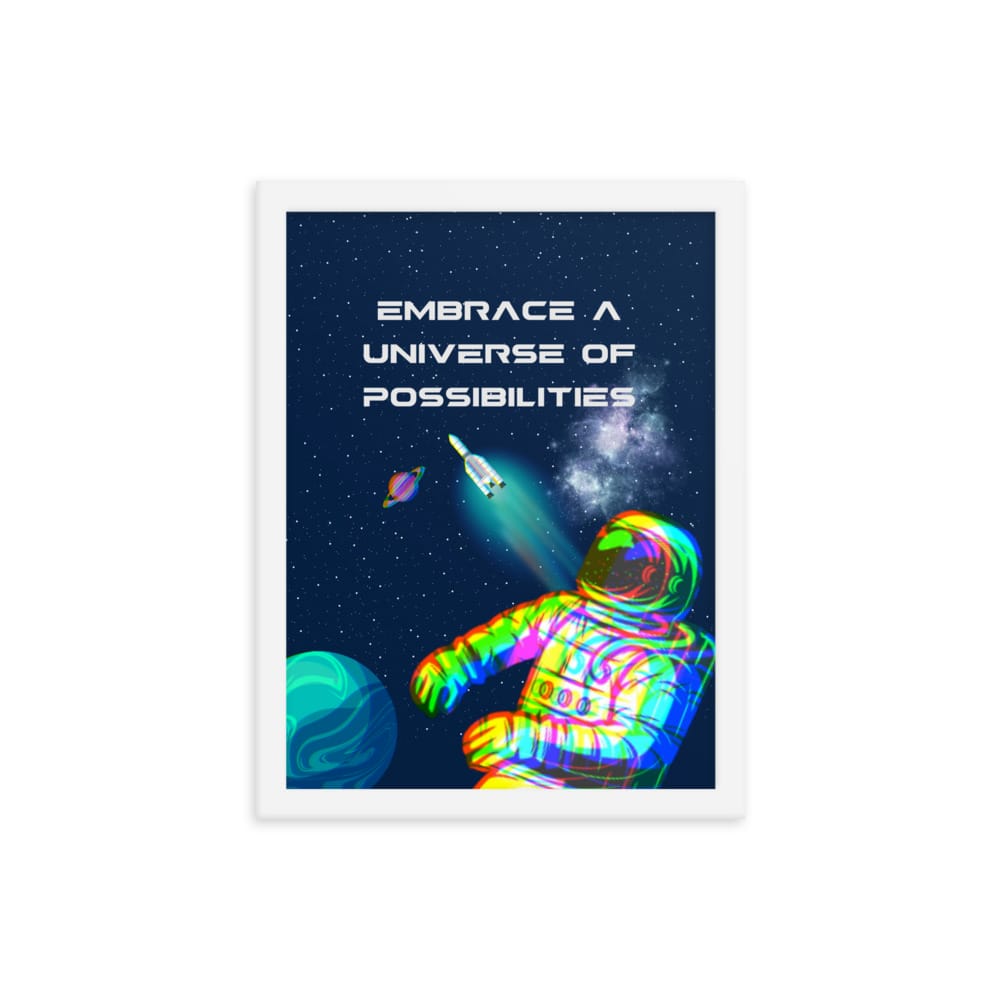 Embrace Possibilities - Framed poster - Image 8