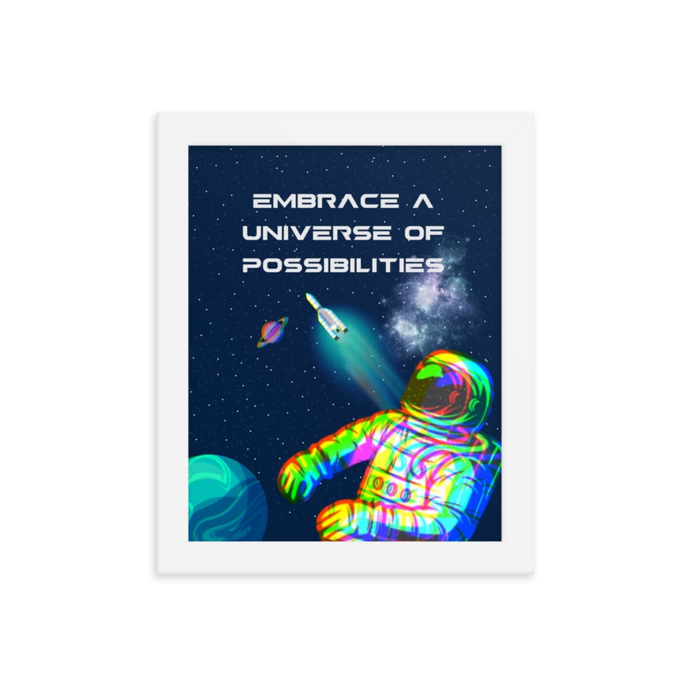 Embrace Possibilities - Framed poster - Image 6