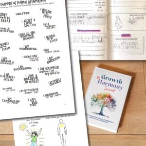Positive affirmations, growth mindset for kids, kids journal for growth mindset and emotional intelligence
